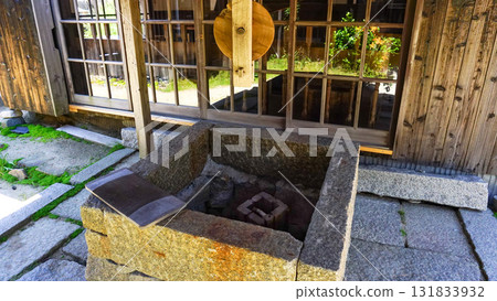 Scenery of an old Japanese fishing village 131833932