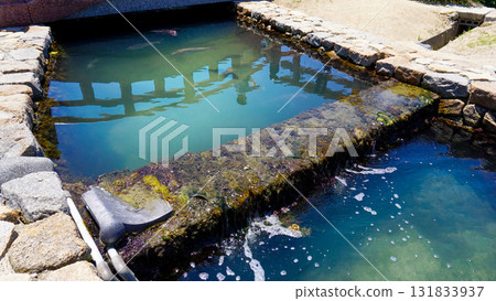 Scenery of an old Japanese fishing village 131833937