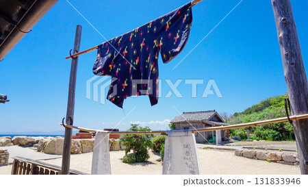 Scenery of an old Japanese fishing village Scenery of an old Japanese fishing village 131833946