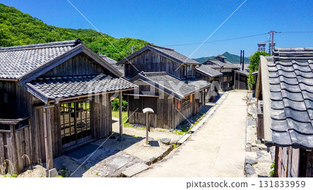Scenery of an old Japanese fishing village Scenery of an old Japanese fishing village 131833959