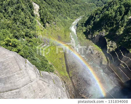 Rainbow on Kurobe Dam Rainbow on Kurobe Dam 131834008