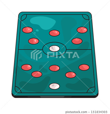 illustration of Soccer Field illustration of Soccer Field 131834303