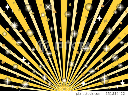 Sparkling concentrated line background _ yellow x black _ bottom Sparkling concentrated line background _ yellow x black _ bottom 131834422