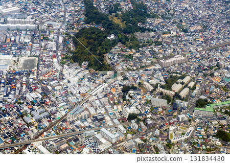 東急東橫線大倉山站週邊鳥瞰圖 東急東橫線大倉山站週邊鳥瞰圖 131834480
