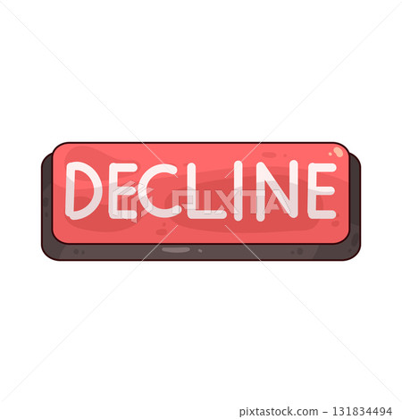 illustration of decline illustration of decline 131834494