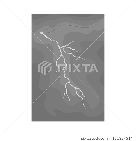 Illustration of thunderstorm  131834514