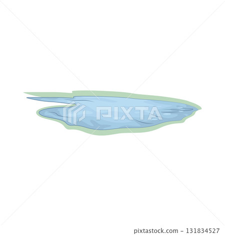 Illustration of pond Illustration of pond 131834527