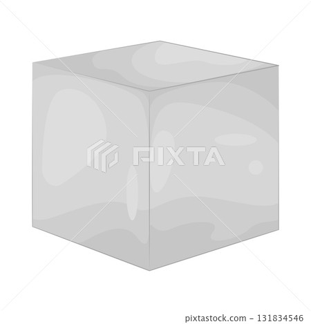 Illustration of cube Illustration of cube 131834546