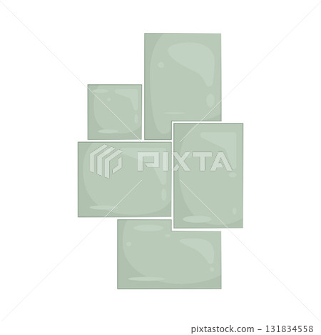 Illustration of wall decoration  131834558