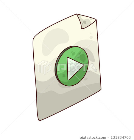 illustration of Video File illustration of Video File 131834703