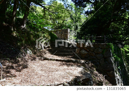 濱田城114 從外圍看到的二之丸石牆 濱田城114 從外圍看到的二之丸石牆 131835065