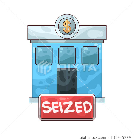 illustration of Seized assets illustration of Seized assets 131835729