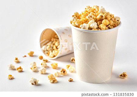 Take a break. A glass of delicious popcorn. Take a break. A glass of delicious popcorn. 131835830