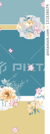 Assorted Handpainted Floral And Nature Patterned Decorative Paper Collection 131836074