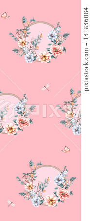 Assorted Handpainted Floral And Nature Patterned Decorative Paper Collection 131836084