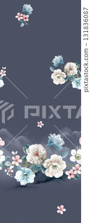 Assorted Handpainted Floral And Nature Patterned Decorative Paper Collection Assorted Handpainted Floral And Nature Patterned Decorative Paper Collection 131836087