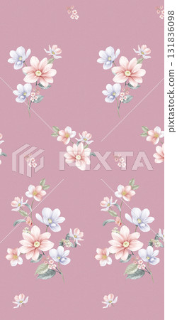 Assorted Handpainted Floral And Nature Patterned Decorative Paper Collection 131836098