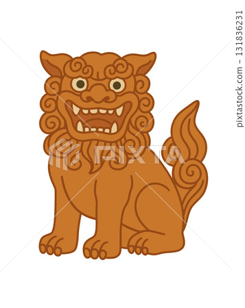 Simple Shisa illustration Simple Shisa illustration 131836231