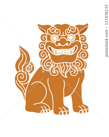 Simple Shisa illustration Simple Shisa illustration 131836235