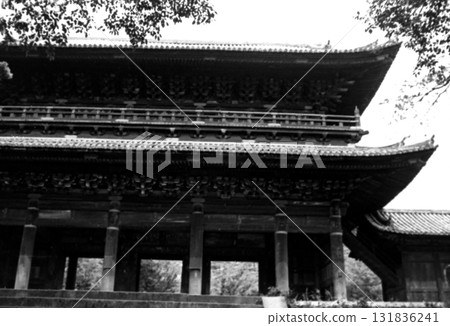 1956年的老照片，京都南禪寺三門 131836241