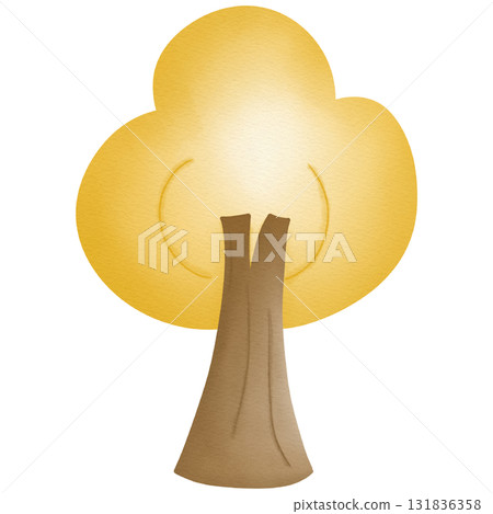 Tree plant hand drawn illustration Tree plant hand drawn illustration 131836358