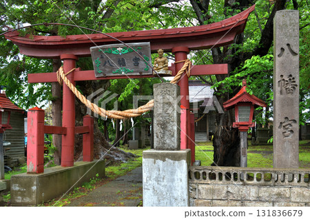 Torii Oniko Hachiman Shrine, Tsuruta Town, Kitatsugaru District, Aomori Prefecture Torii Oniko Hachiman Shrine, Tsuruta Town, Kitatsugaru District, Aomori Prefecture 131836679