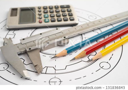 Engineering and precision tools with metal ball bering, mechanical industrial. Engineering and precision tools with metal ball bering, mechanical industrial. 131836843