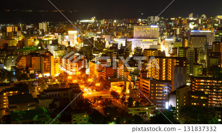 鹿兒島夜景和市中心 131837332