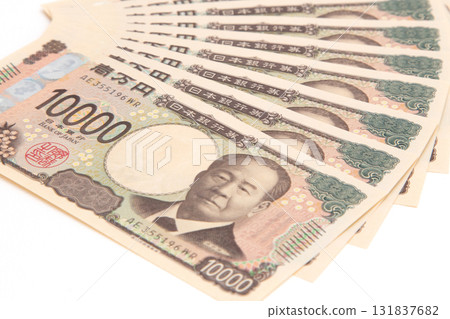 錢 新版10萬日元紙幣 131837682