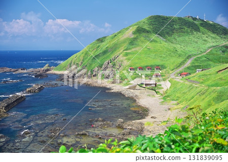 Cape Tappi in summer - Tappizaki Seaside Park on the Sea of Japan side Cape Tappi in summer - Tappizaki Seaside Park on the Sea of Japan side 131839095