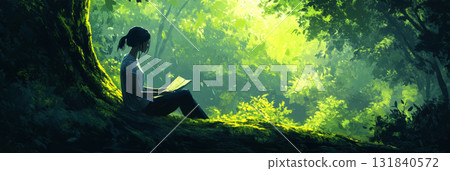 Dreamy double exposure of a woman face blending seamlessly with a swirling space nebula. Swirling galaxies and cosmic clouds create a surreal, infinite connection to the cosmos, banner Dreamy double exposure of a woman face blending seamlessly with a swirling space nebula. Swirling galaxies and cosmic clouds create a surreal, infinite connection to the cosmos, banner 131840572