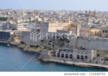 Valetta, Malta - waterfront on the Grand Harbour 131840793