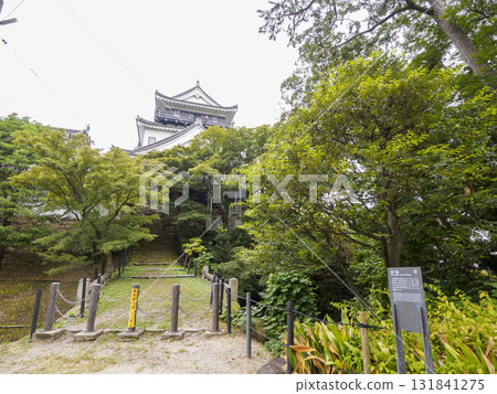 Okazaki Castle Park in autumn Okazaki Castle Park in autumn 131841275