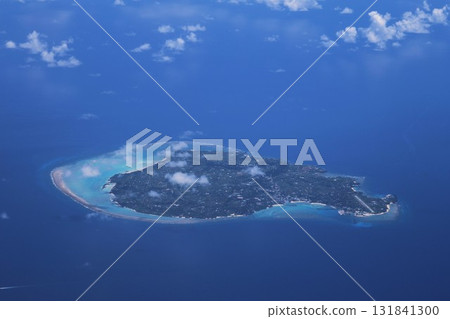 Yoron Island, Kagoshima Prefecture, seen from above 131841300