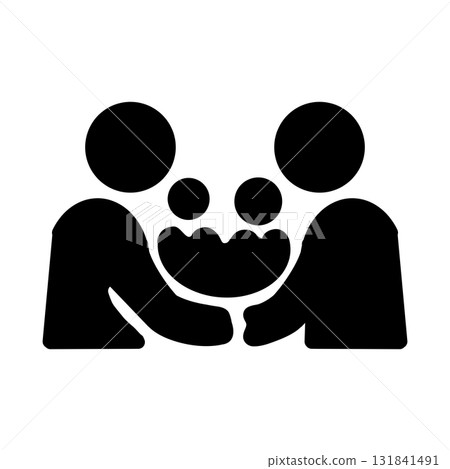 握手和團體象形圖示代表組織之間的合作和商業夥伴關係 握手和團體象形圖示代表組織之間的合作和商業夥伴關係 131841491