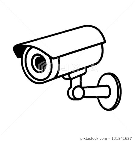 簡單的安全攝影機影像素材 131841627