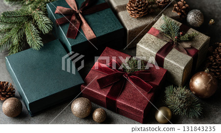 Festive Gift Arrangement 131843235