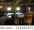 Soy sauce barrel storehouse 131843272