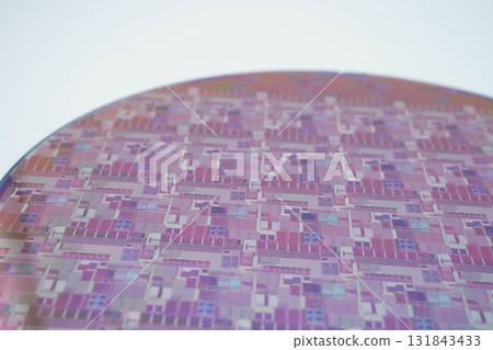 Silicon wafer for manufacturing semiconductor of integrated circuit. 131843433