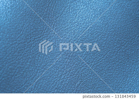 Image of blue metallic leather material Image of blue metallic leather material 131843459