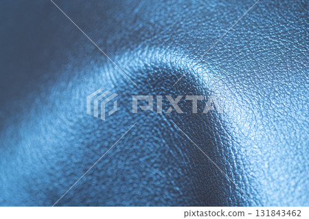 藍色金屬皮革材質圖像 131843462