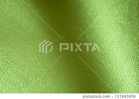 Image of green metallic leather material Image of green metallic leather material 131843856