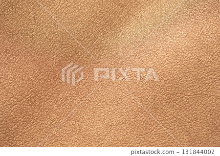 Orange metallic leather material image 131844002
