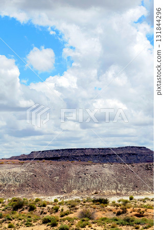 Bleak Landscape Petrified Forest National Park Arizona 131844296