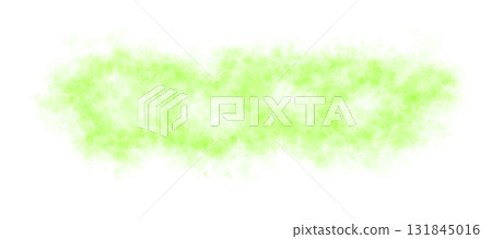 Dense toxic green smoke cloud with soft edges and transparency effect horror or sci-fi themes 131845016