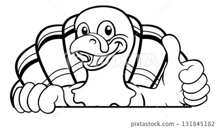 Turkey Thanksgiving Cartoon Bird Christmas Mascot Turkey Thanksgiving Cartoon Bird Christmas Mascot 131845182