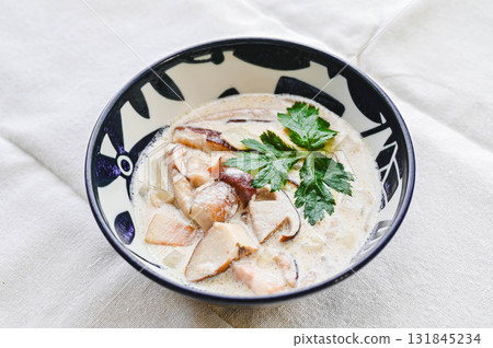 Creamy mushroom stew Creamy mushroom stew 131845234