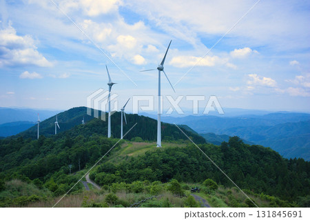 Kamiyahagi Wind Power Plant Windmill at Kaze no Mori Observatory Kamiyahagi Wind Power Plant Windmill at Kaze no Mori Observatory 131845691