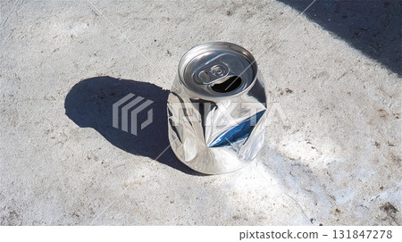 discarded cans 131847278