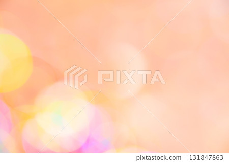 Orange color bokeh background material 131847863